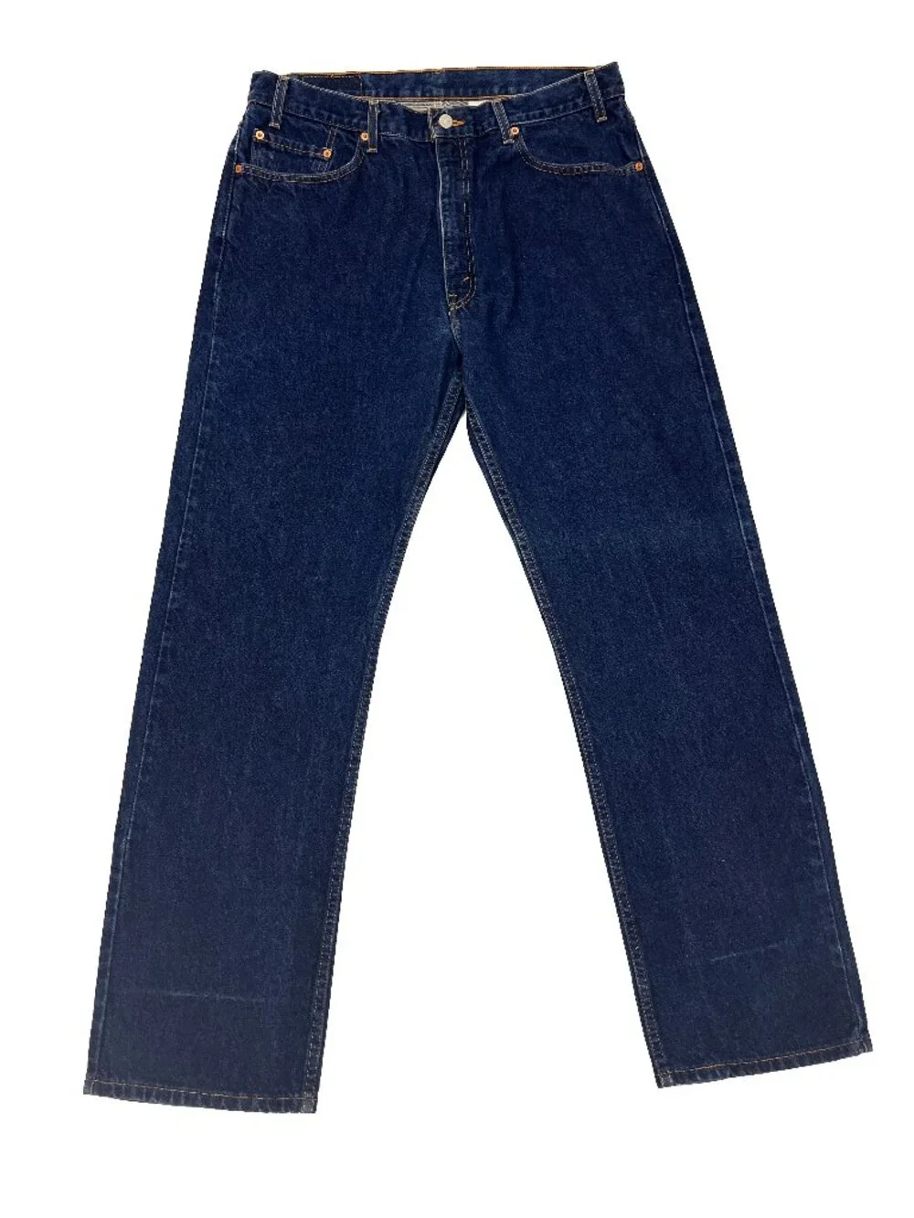 Levis 505 Regular Fit Straight Leg Jeans Mens 38 x 32